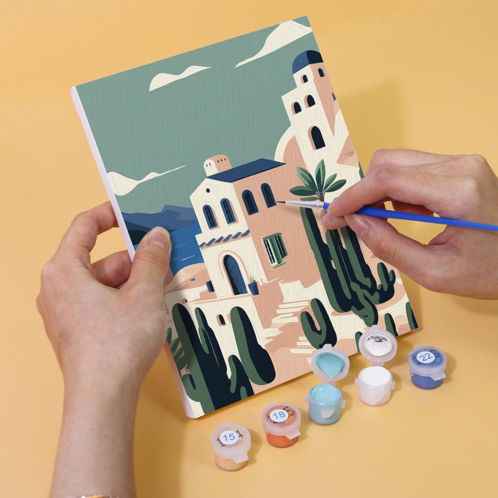 Paint by Numbers – 6 Mini Paintings | World Architecture Set