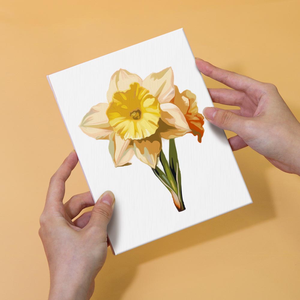 Paint by Numbers – 6 Mini Paintings | Floral Favorites Set