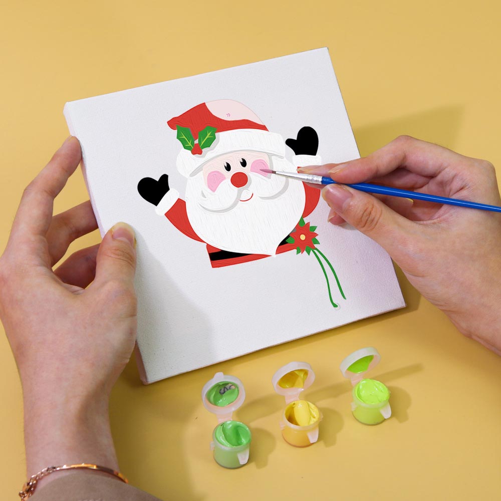 Paint by Numbers – 9 Mini Paintings | Christmas Friends Set