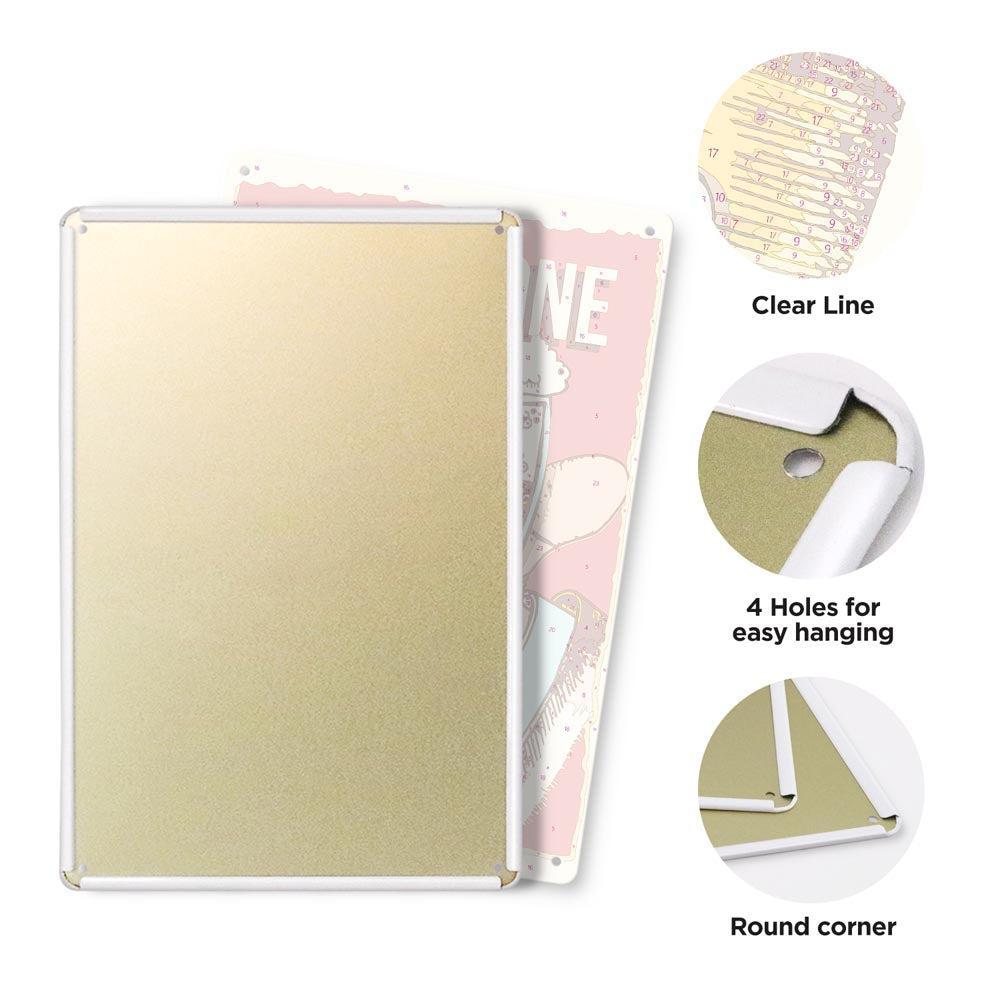 Paint by Numbers – Vintage Metal Bar Art | Beer Zone