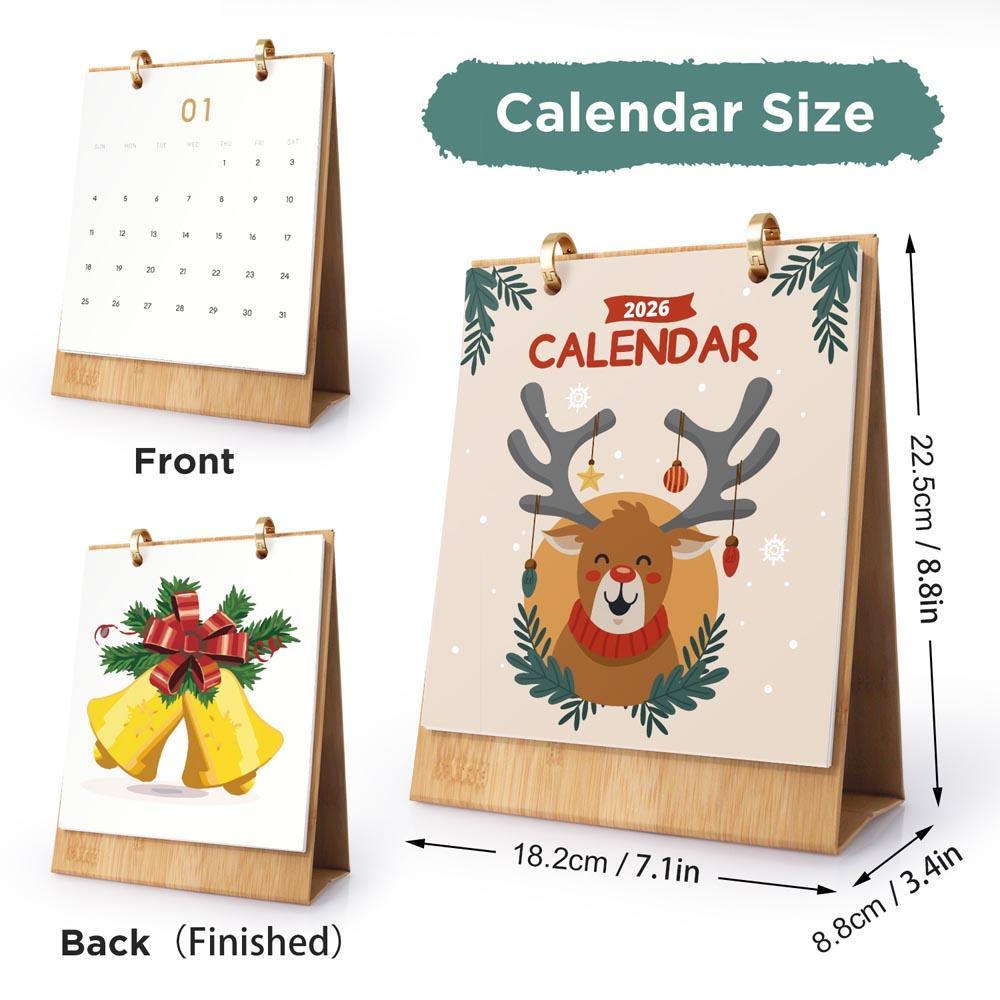 Paint by Numbers - 2026 Desk Calendar - Christmas Time