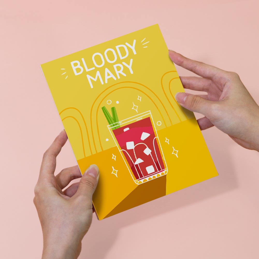 Paint by Numbers – 6 Mini Paintings | Pop Art Cocktail Classics