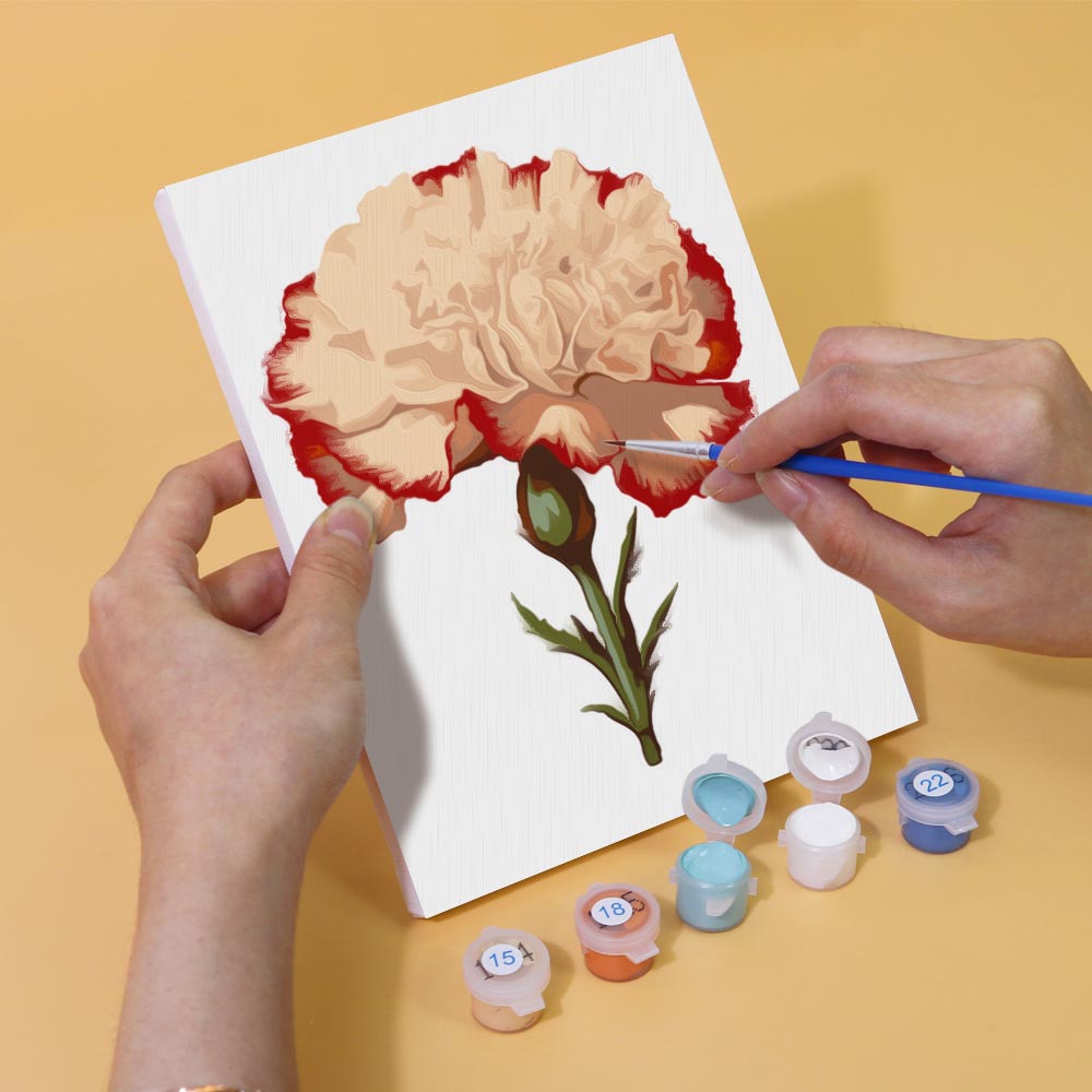 Paint by Numbers – 6 Mini Paintings | Floral Favorites Set