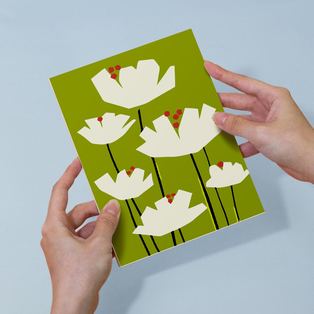 Paint by Numbers – 6 Mini Paintings | Bold Botanical Silhouettes Set