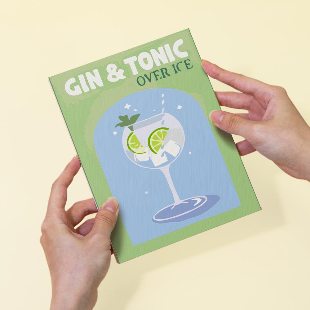 Paint by Numbers – 6 Mini Paintings | Pop Art Cocktails Set