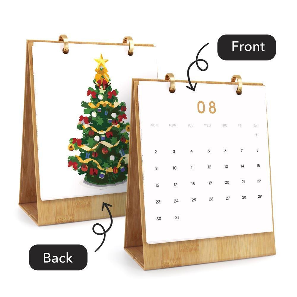Paint by Numbers - 2026 Desk Calendar - Christmas Time