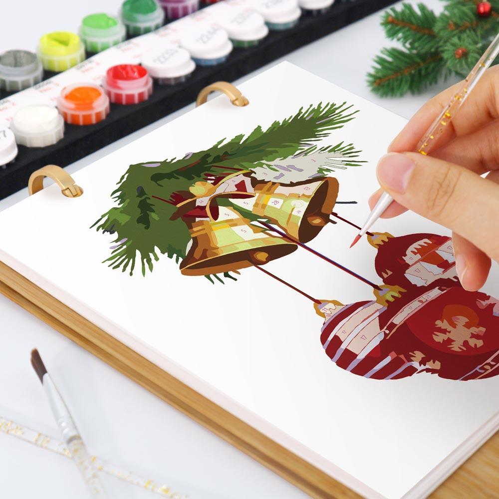 Paint by Numbers - 2026 Desk Calendar - Christmas Joy
