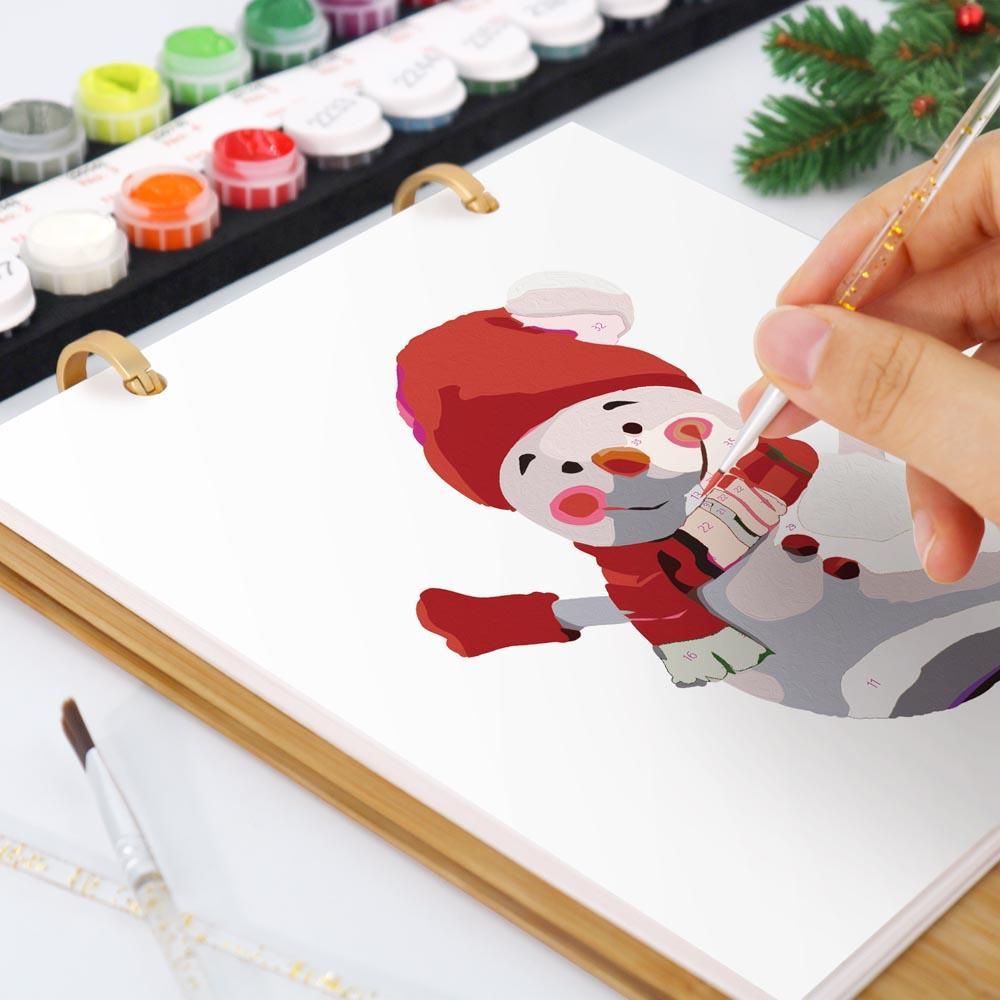 Paint by Numbers - 2026 Desk Calendar - Christmas Time