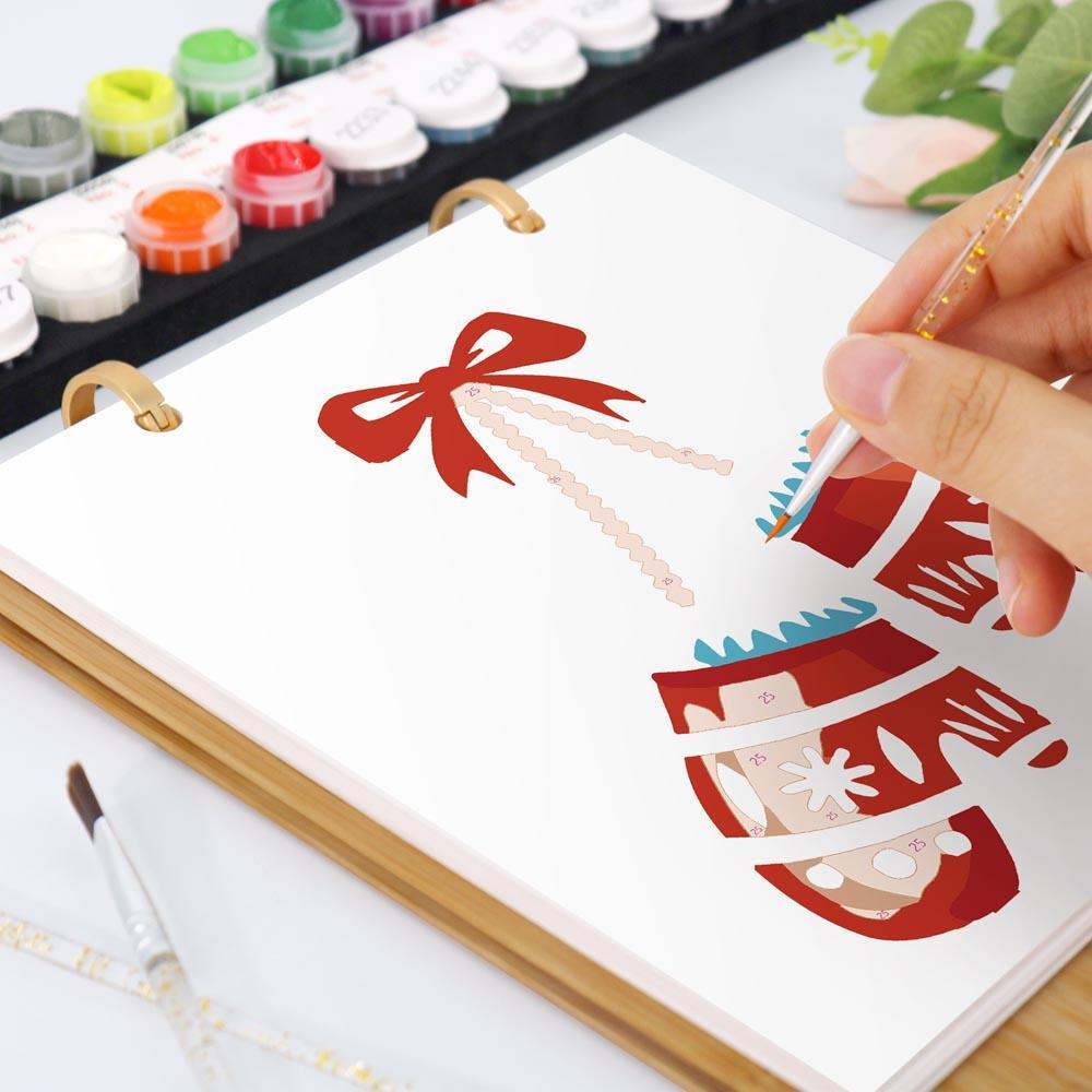 Paint by Numbers - 2026 Desk Calendar - Christmas Cheer