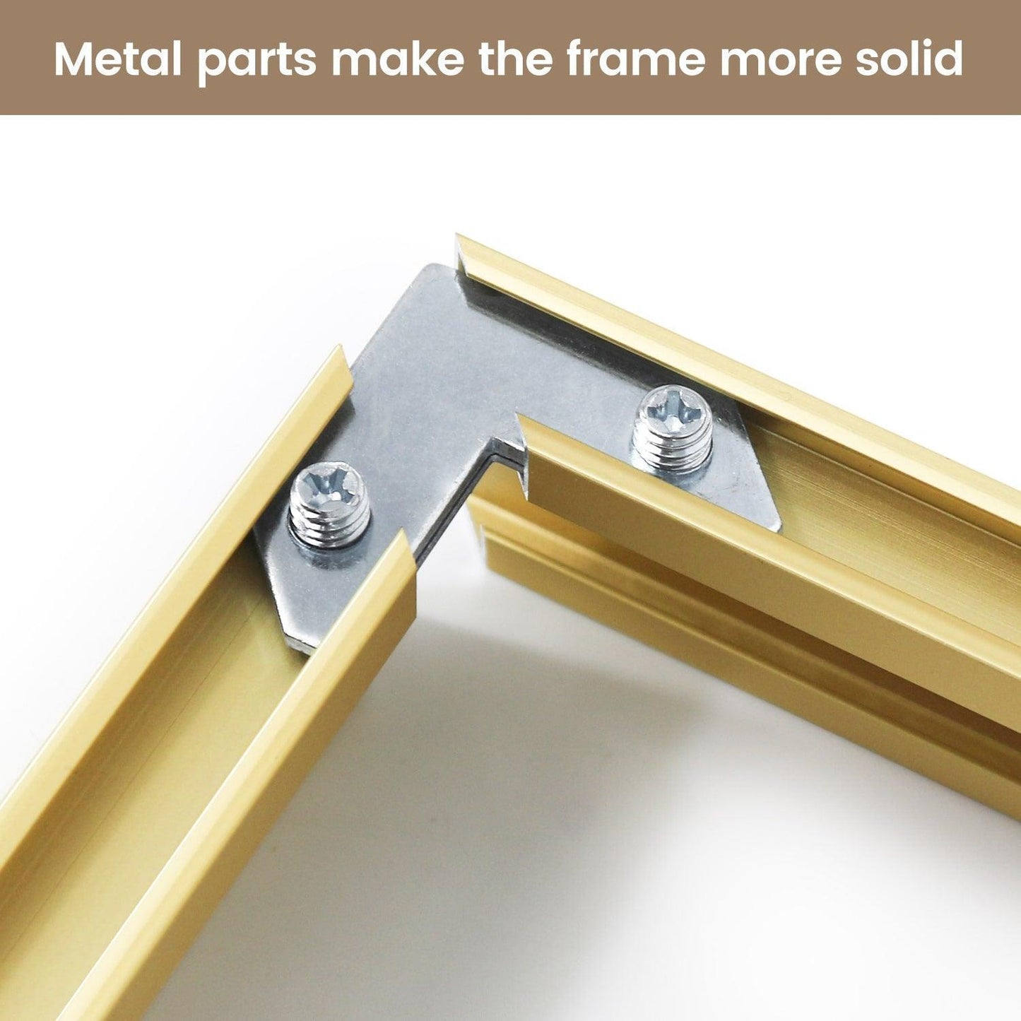 Aluminum DIY Frame – Modern Canvas Display | Multiple Sizes & Colors