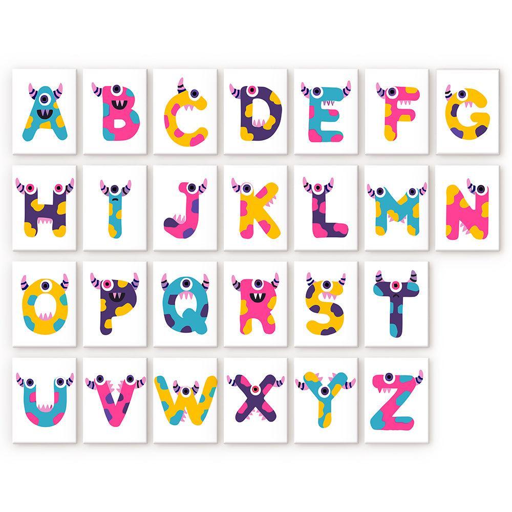 Paint by Numbers – Alphabet Painting Kit | Color Pop Monster Letters A–Z