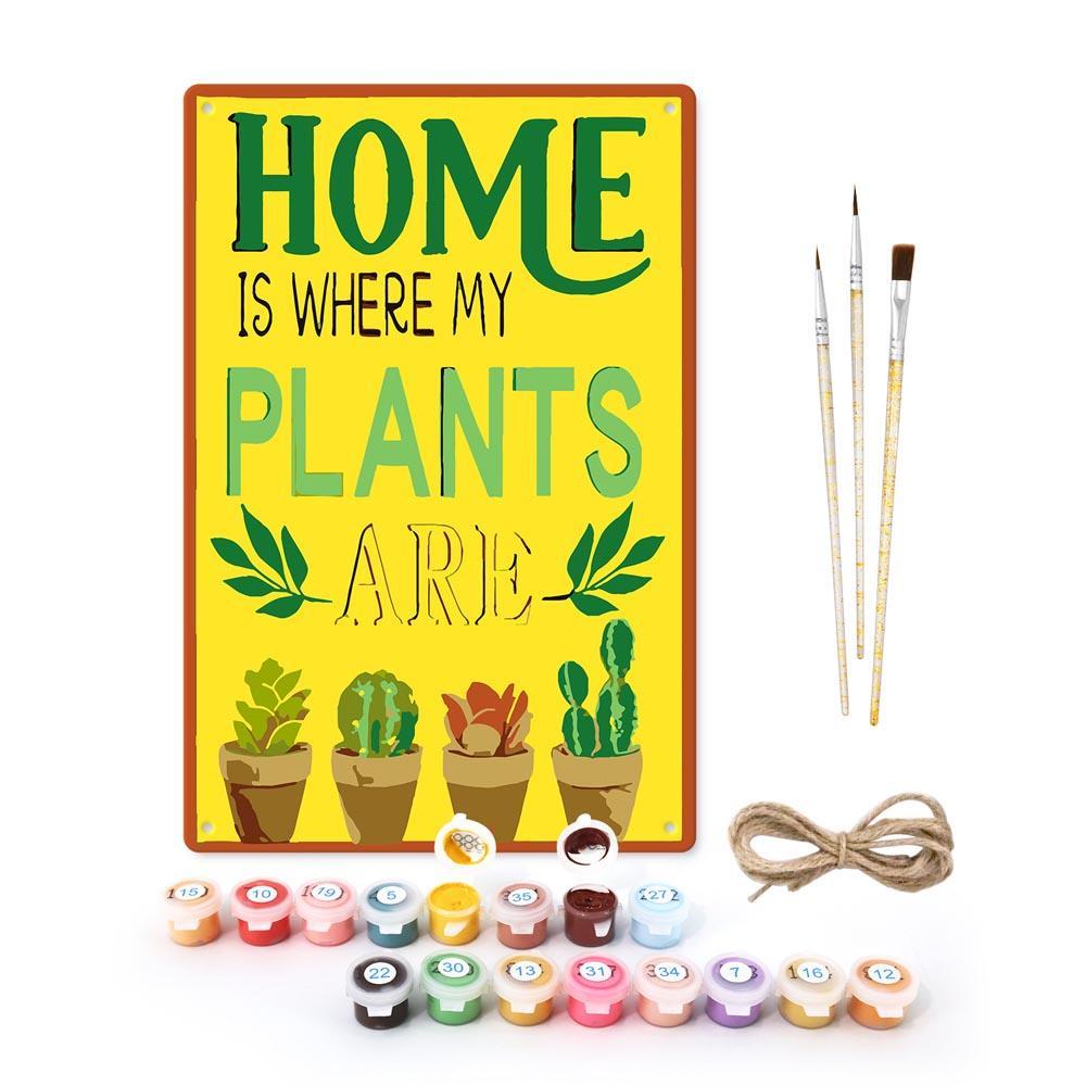 Paint by Numbers – Botanical Wall Art | Home Is Where My Plants Are
