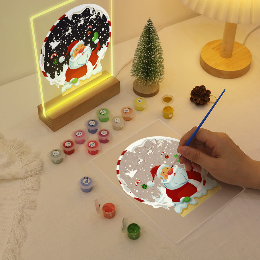 Paint by Numbers - Christmas Light | Christmas Snow Globe