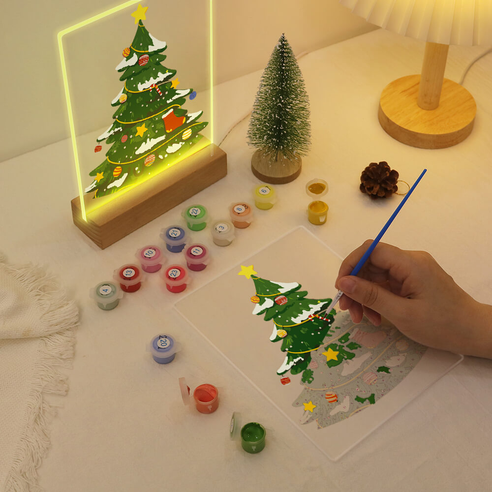 Paint by Numbers - Christmas Light | Christmas tree