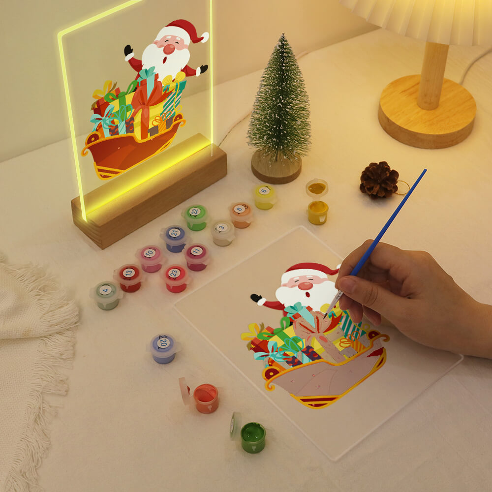 Paint by Numbers - Christmas Light | Santa Claus