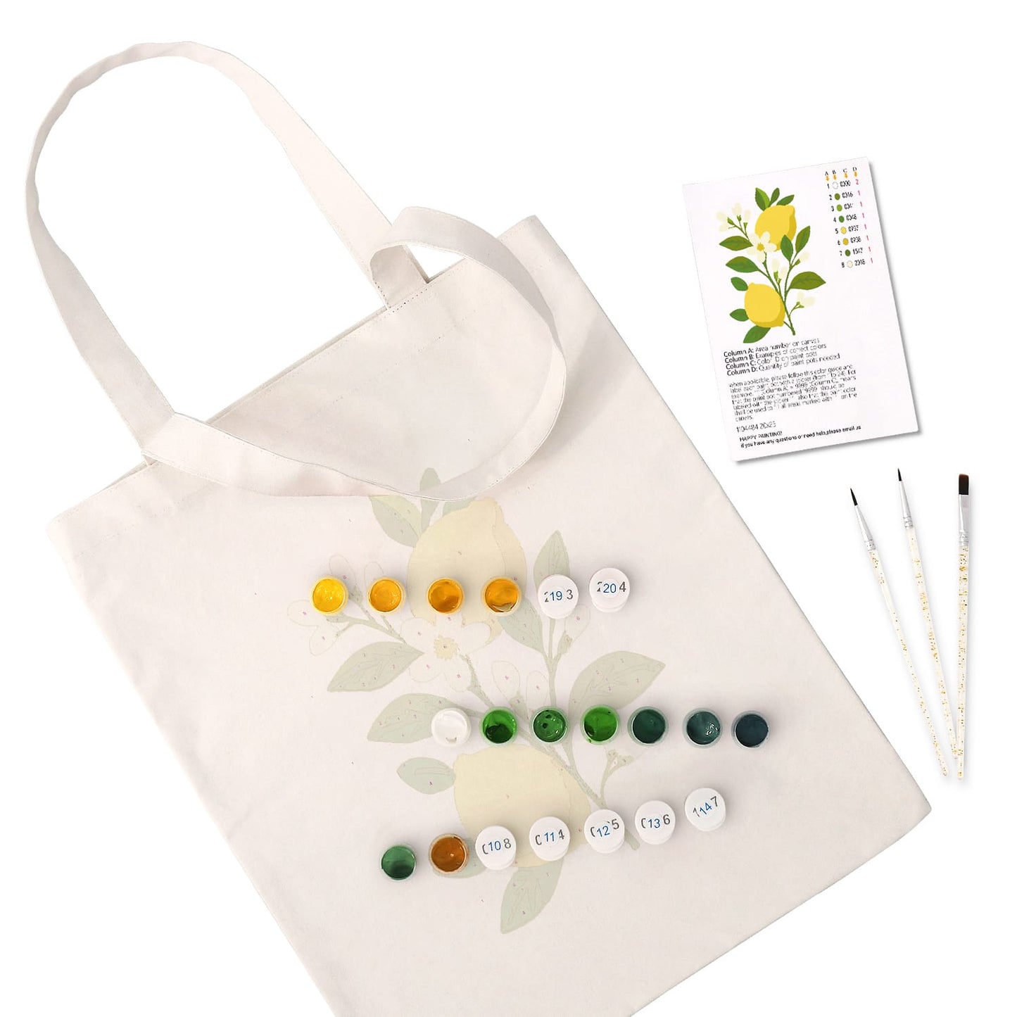 Paint by Numbers – DIY Bag | Lemon Zest