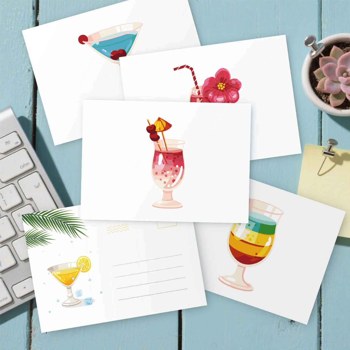 Paint by Numbers – Postcard | Cocktail Hour