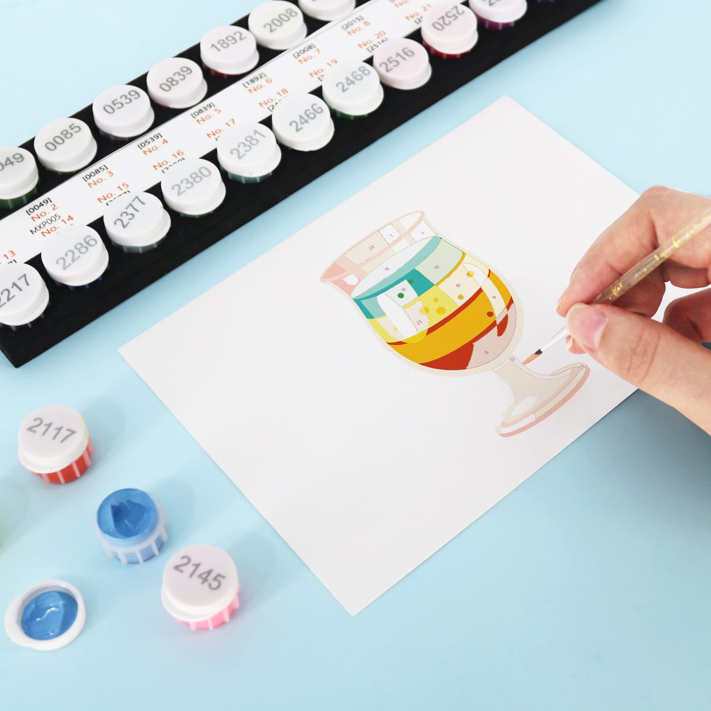 Paint by Numbers – Postcard | Cocktail Hour
