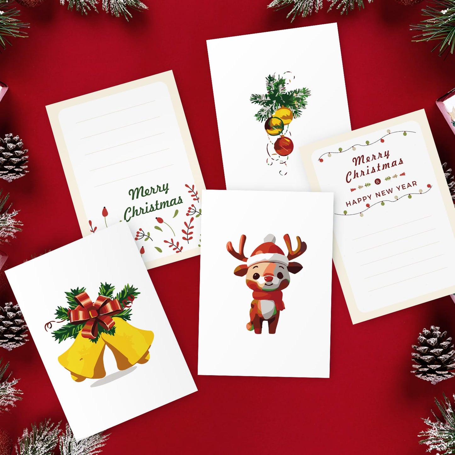 Paint by Numbers – Postcard | Merry Christmas