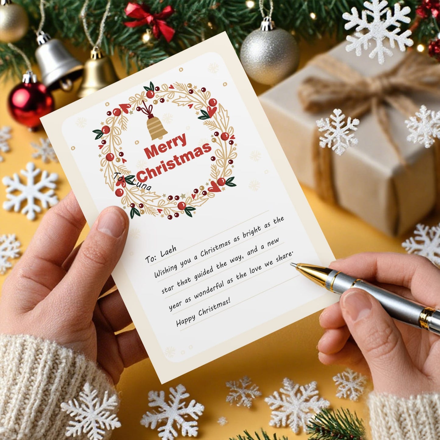Paint by Numbers – Postcard | Merry Christmas