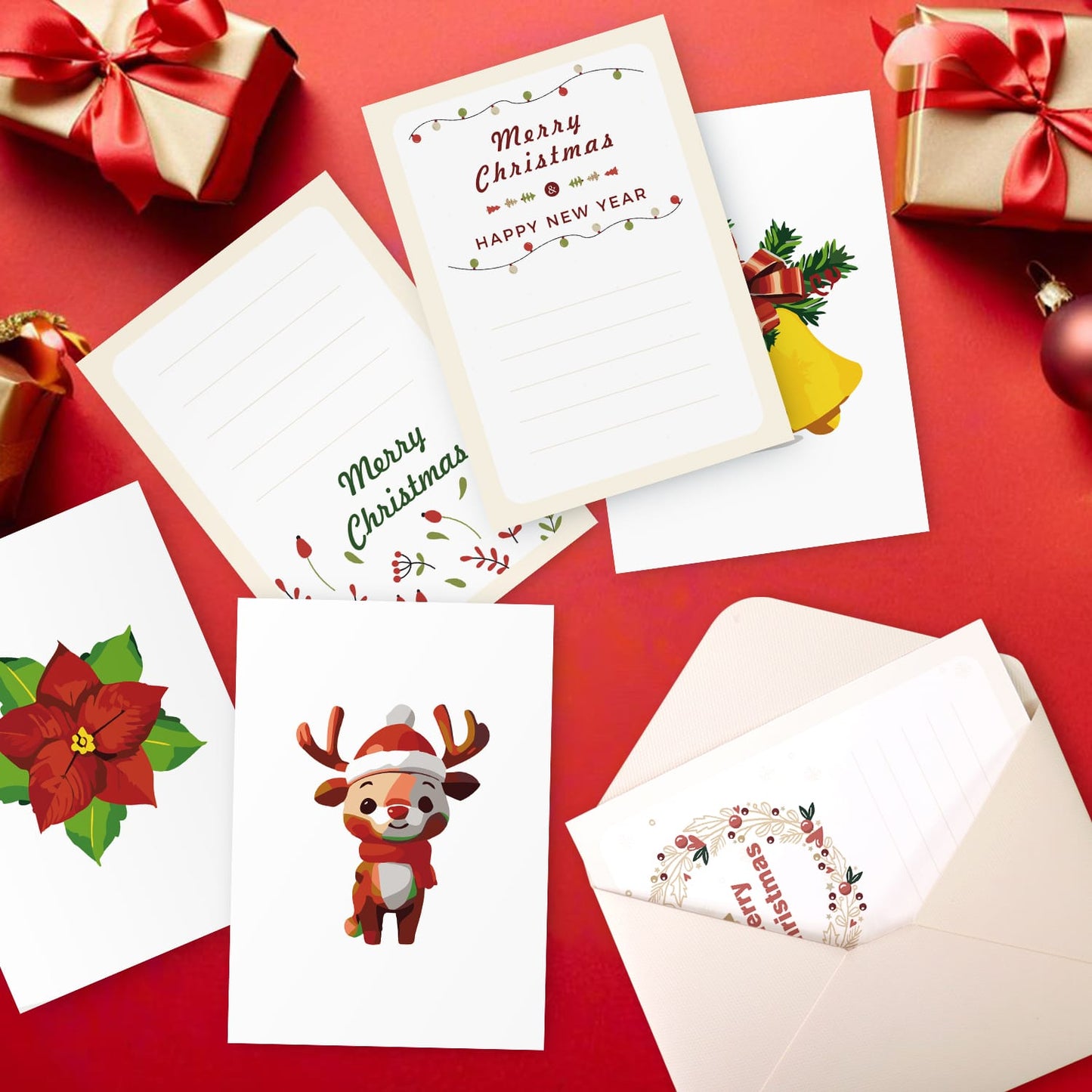 Paint by Numbers – Postcard | Merry Christmas