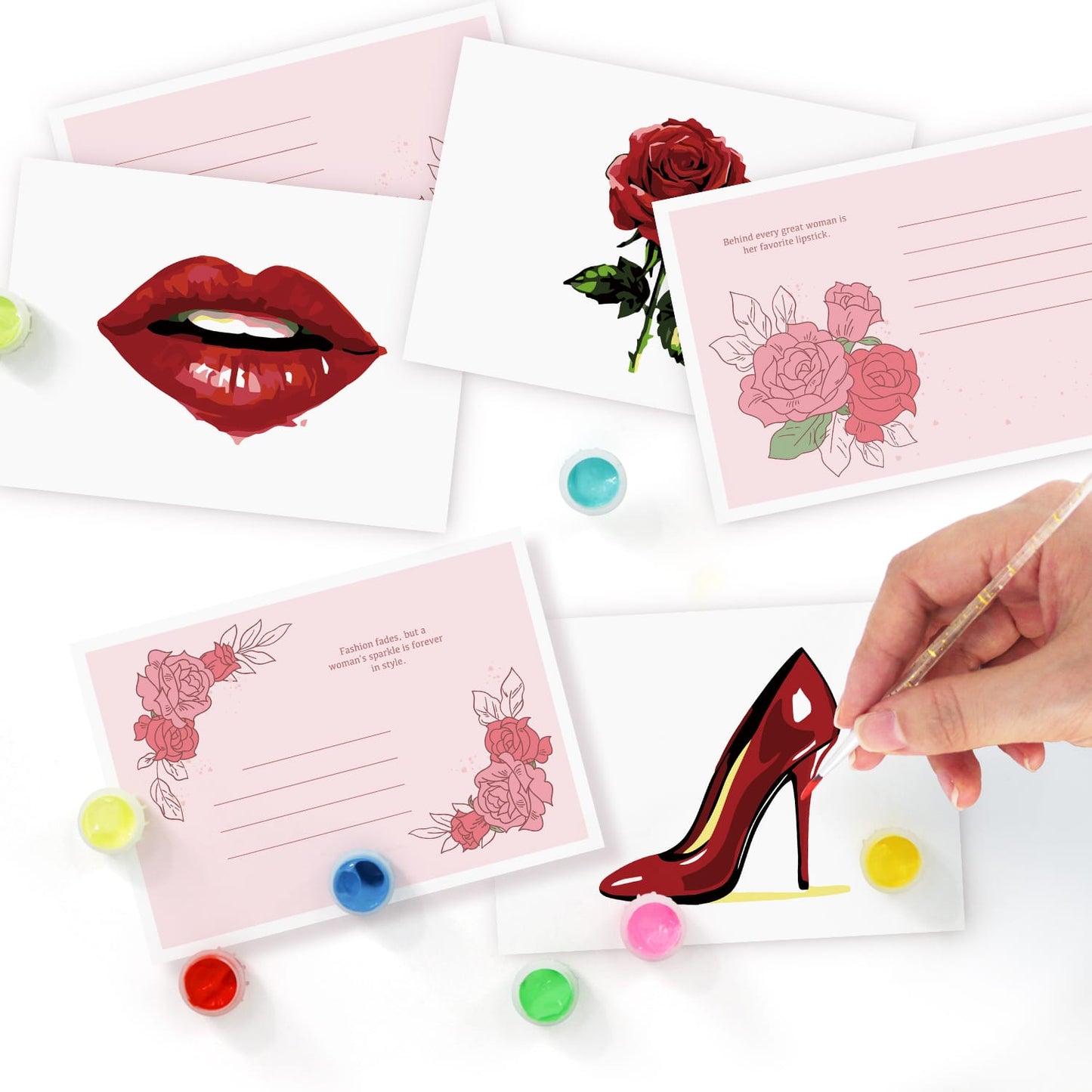 Paint by Numbers – Postcard | Red Glamour