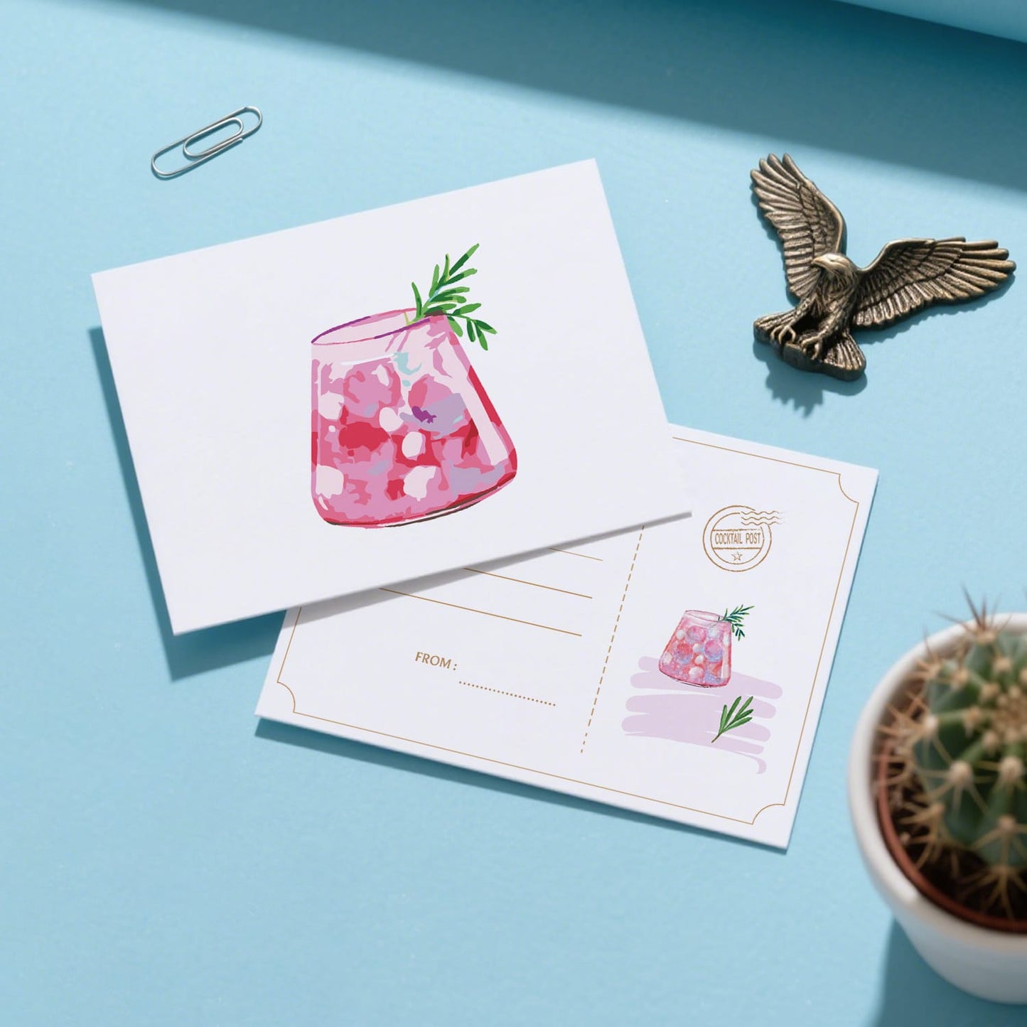 Paint by Numbers – Postcard | Summer Sips