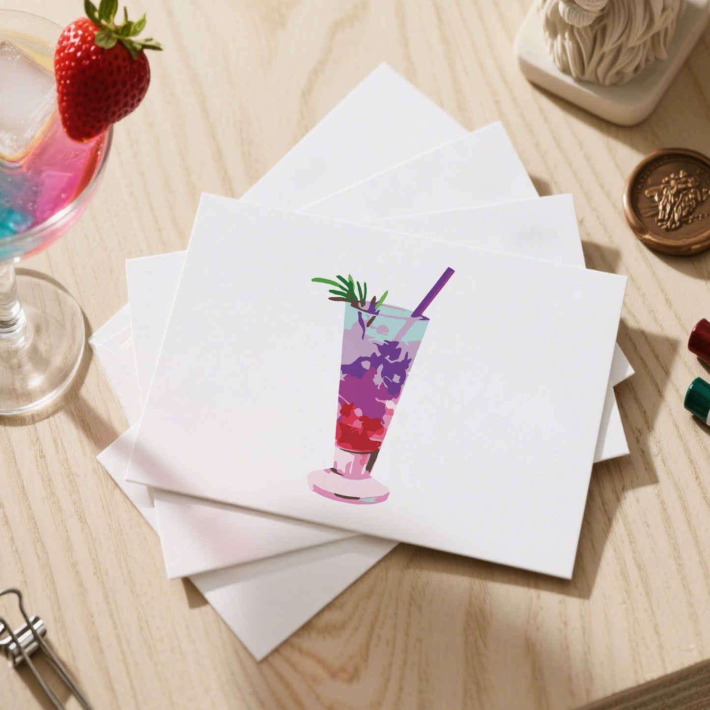 Paint by Numbers – Postcard | Summer Sips