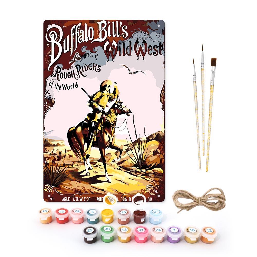 Paint by Numbers – Vintage Bar Art | Buffalo Bill’s Wild West