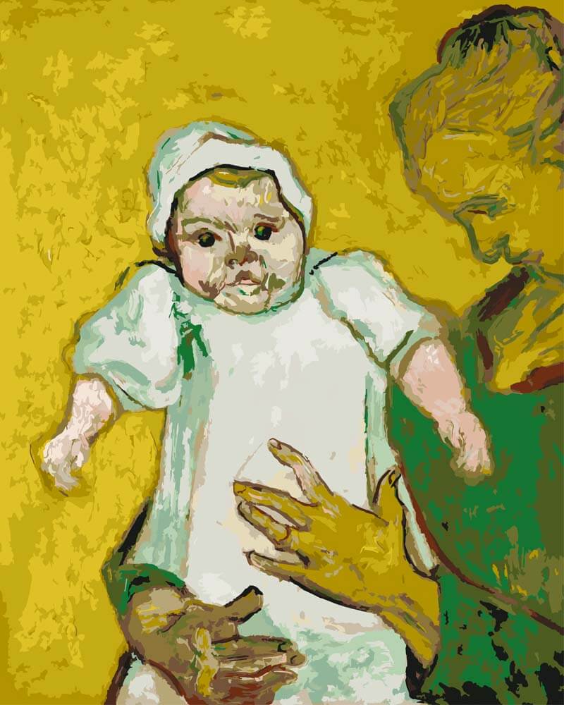 Paint by Numbers - Madame Roulin and Her Baby | Vincent van Gogh