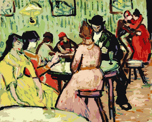 Paint by Numbers - The Brothel (Le Lupanar) | Vincent van Gogh