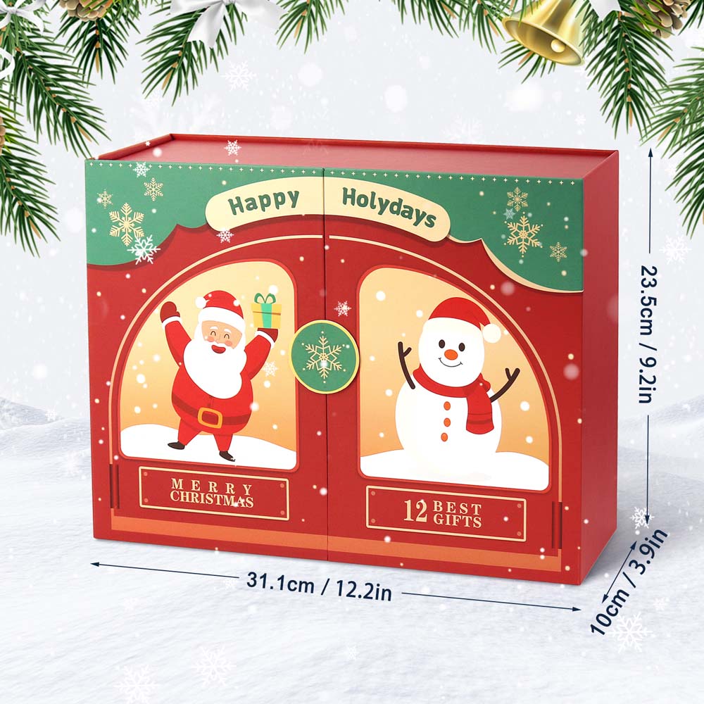 Paint by Numbers – Christmas Advent Calendar - 12 Days (Merry Magic Santa & Snowman Edition)6