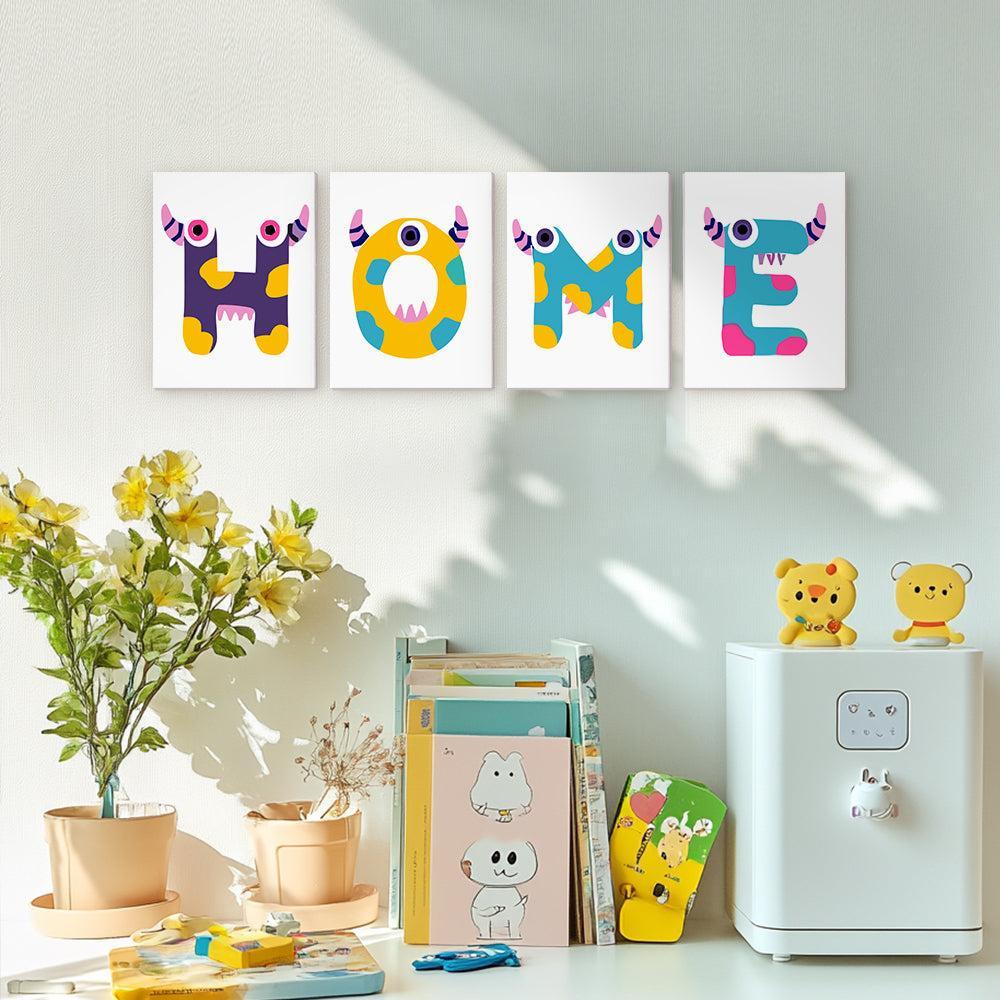 Paint by Numbers – Alphabet Painting Kit | Color Pop Monster Letters A–Z