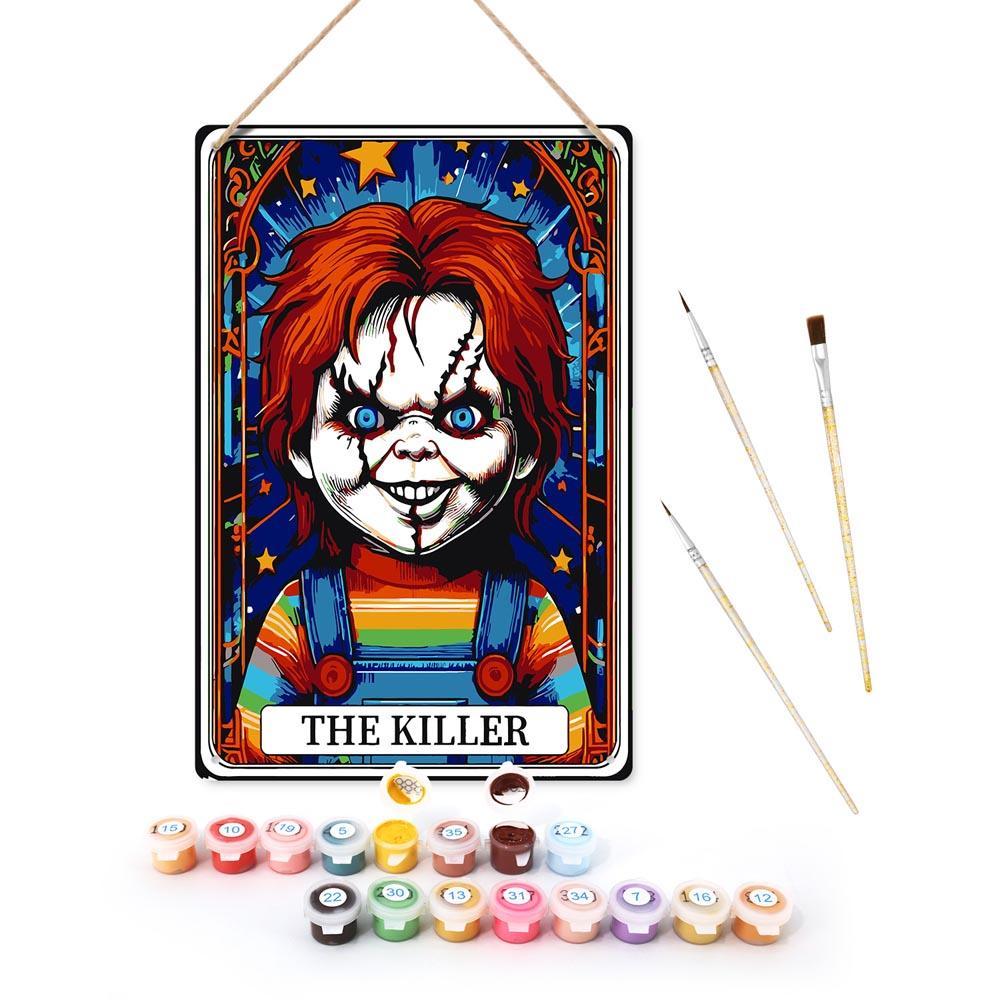 
Paint by Numbers – Horror Doll Art | The Killer