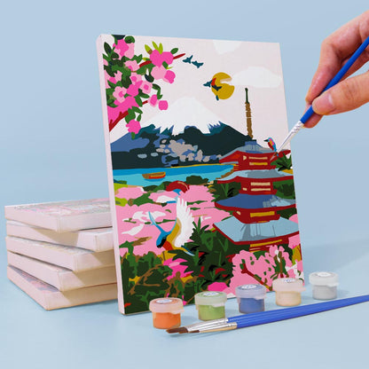 Paint by Numbers – 6 Mini Paintings | Mediterranean Set