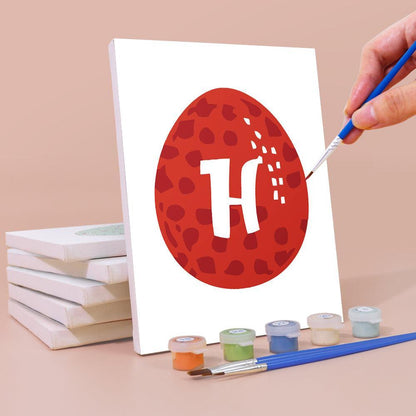Paint by Numbers – Alphabet Painting Kit | A to Z Easter Egg Letters