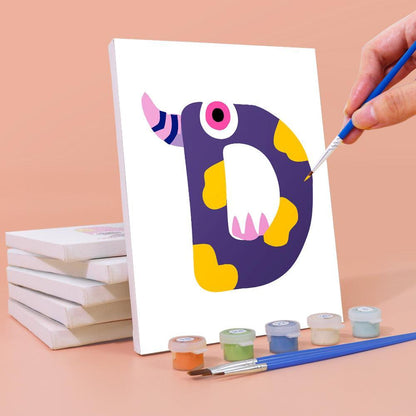 Paint by Numbers – Alphabet Painting Kit | Color Pop Monster Letters A–Z