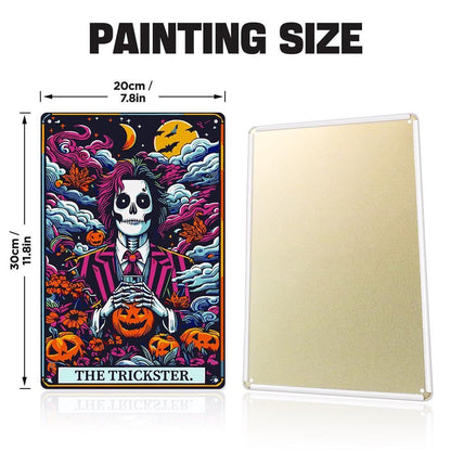 Paint by Numbers – Halloween Skeleton Art | The Trickster Pumpkins