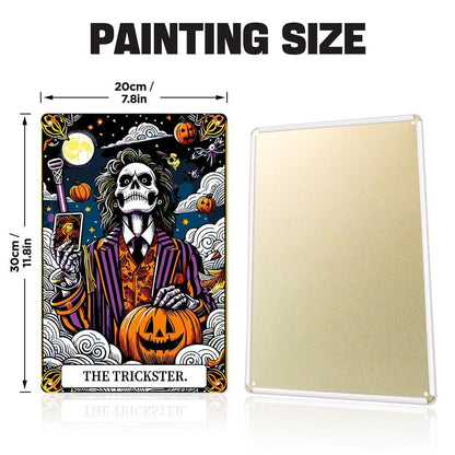 Paint by Numbers – Halloween Skeleton Art | The Trickster Night