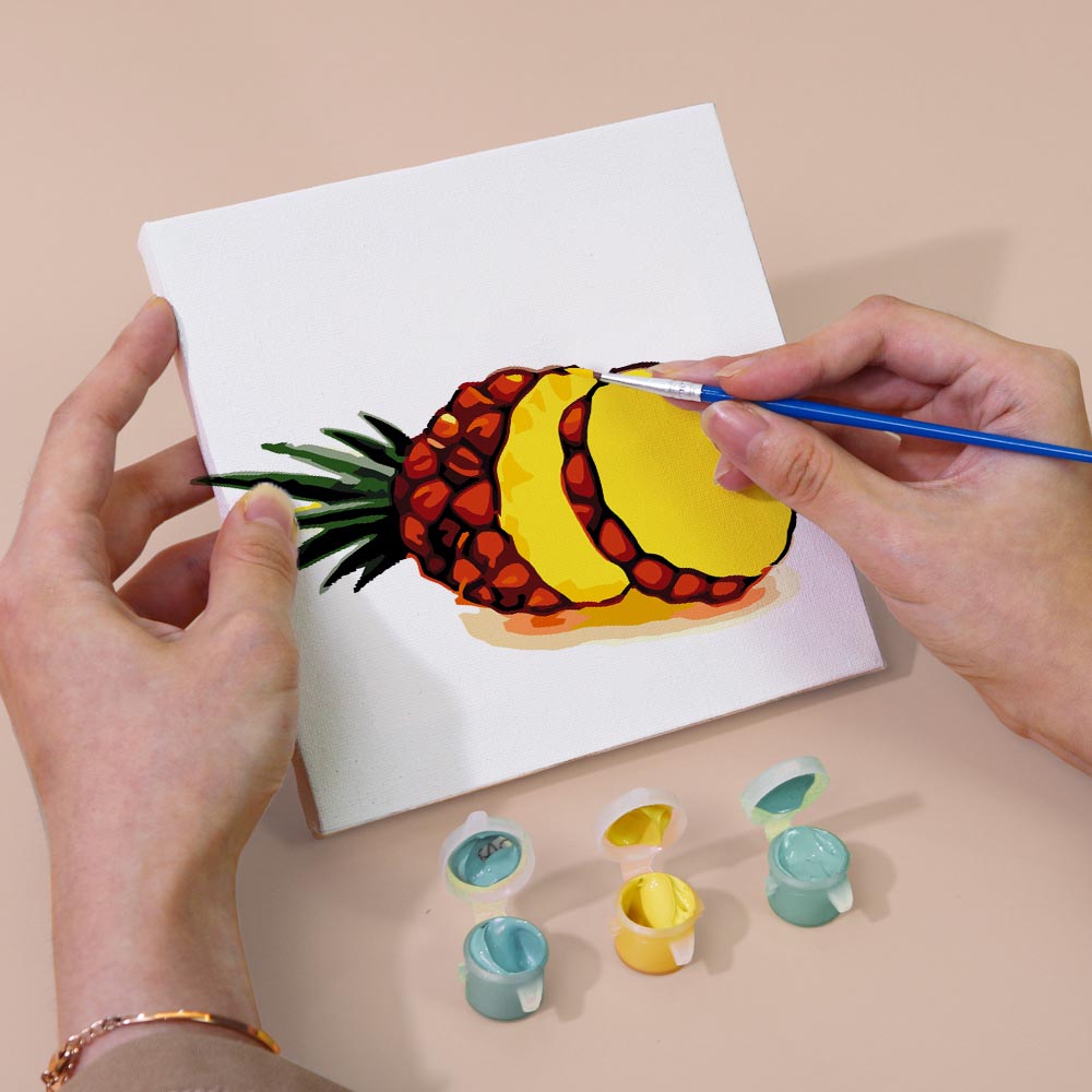 Paint by Numbers – 6 Mini Paintings | Juicy Fruit Set