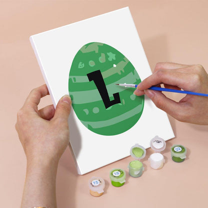 Paint by Numbers – Alphabet Painting Kit | A to Z Easter Egg Letters
