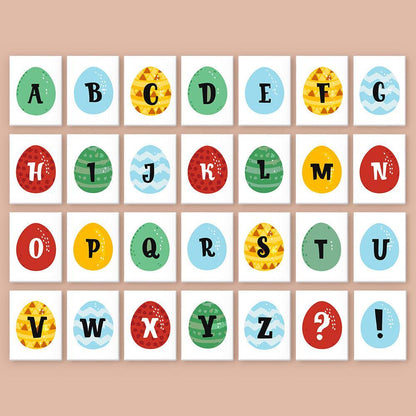 Paint by Numbers – Alphabet Painting Kit | A to Z Easter Egg Letters