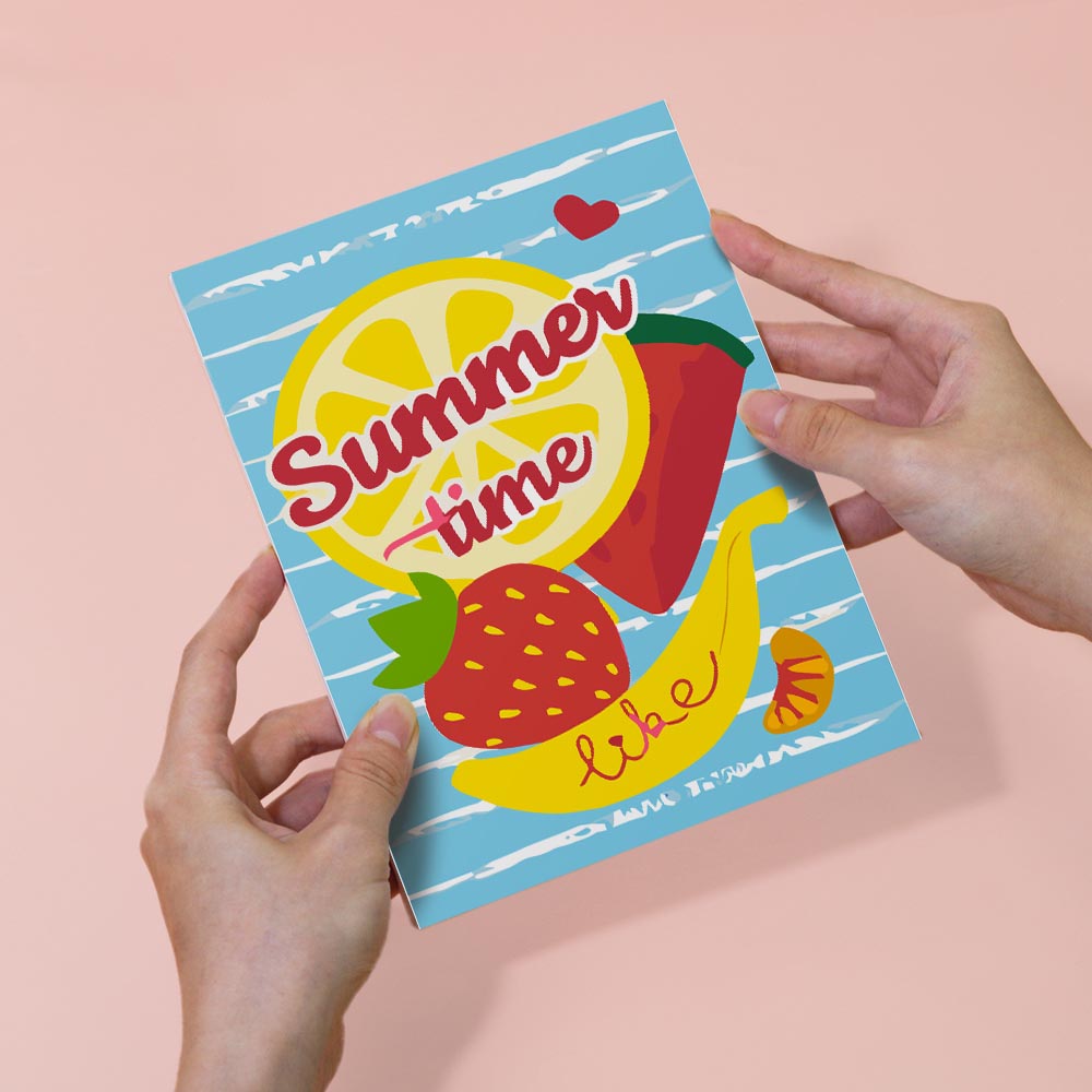 
Paint by Numbers – 6 Mini Paintings | Summer Vibes & Ice Cream Set
