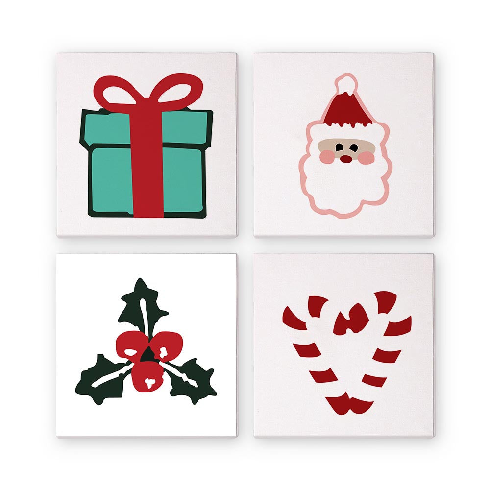 
Paint by Numbers – 4 Mini Paintings | Christmas Joy Set