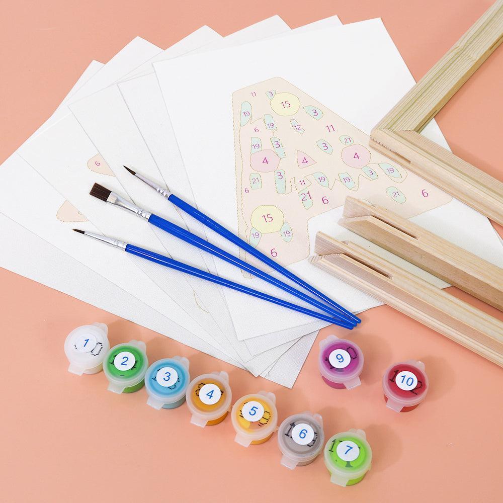 Paint by Numbers – Alphabet Painting Kit | Gingerbread Holiday Letters A–Z