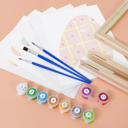 Paint by Numbers – Alphabet Painting Kit | A to Z Abstract Letters