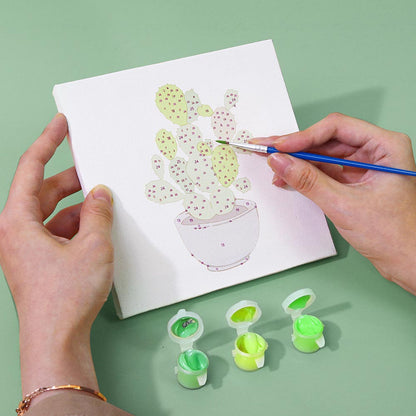 Paint by Numbers – 9 Mini Paintings | Houseplants Set