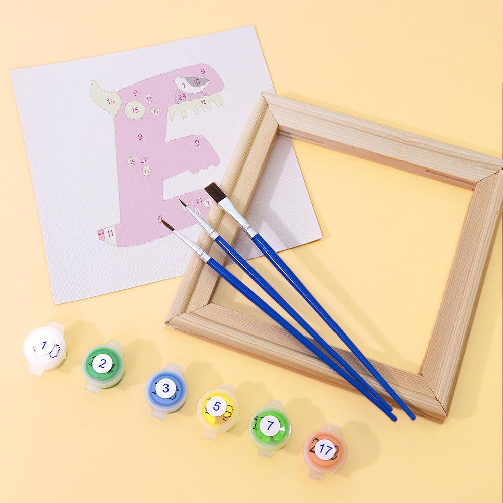 Paint by Numbers – Alphabet Painting Kit | A to Z Funky Monsters