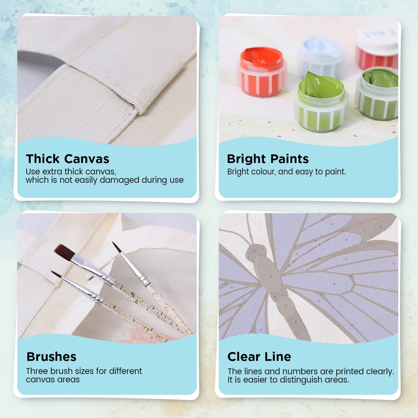 Paint by Numbers – DIY Totebag | Blue Majesty