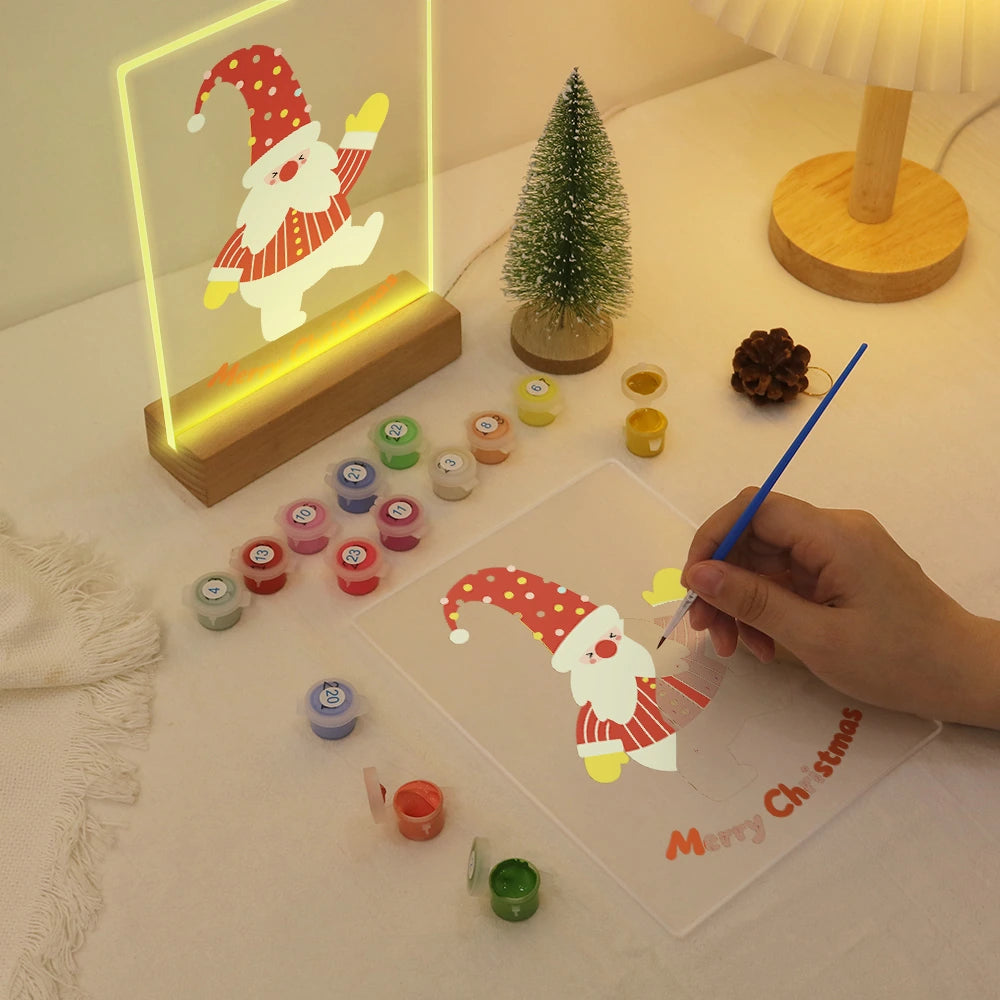 
Paint by Numbers - Christmas Light | Dancing Christmas Gnome